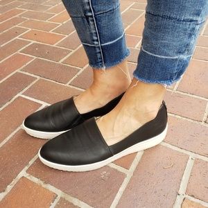 Dr Scholl's Beatrice Black Leather Platform Loafer